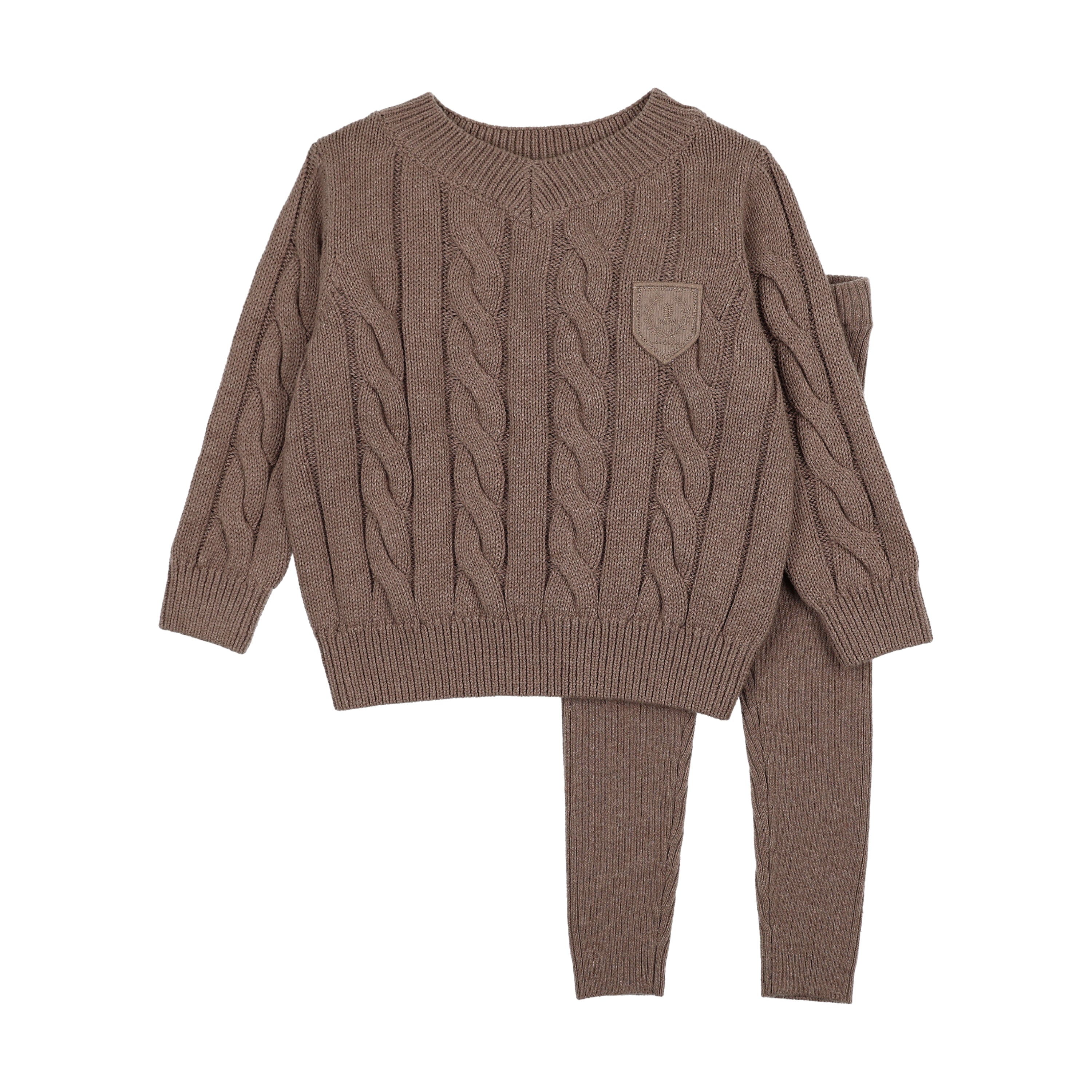 Chunky Cable Knit Set