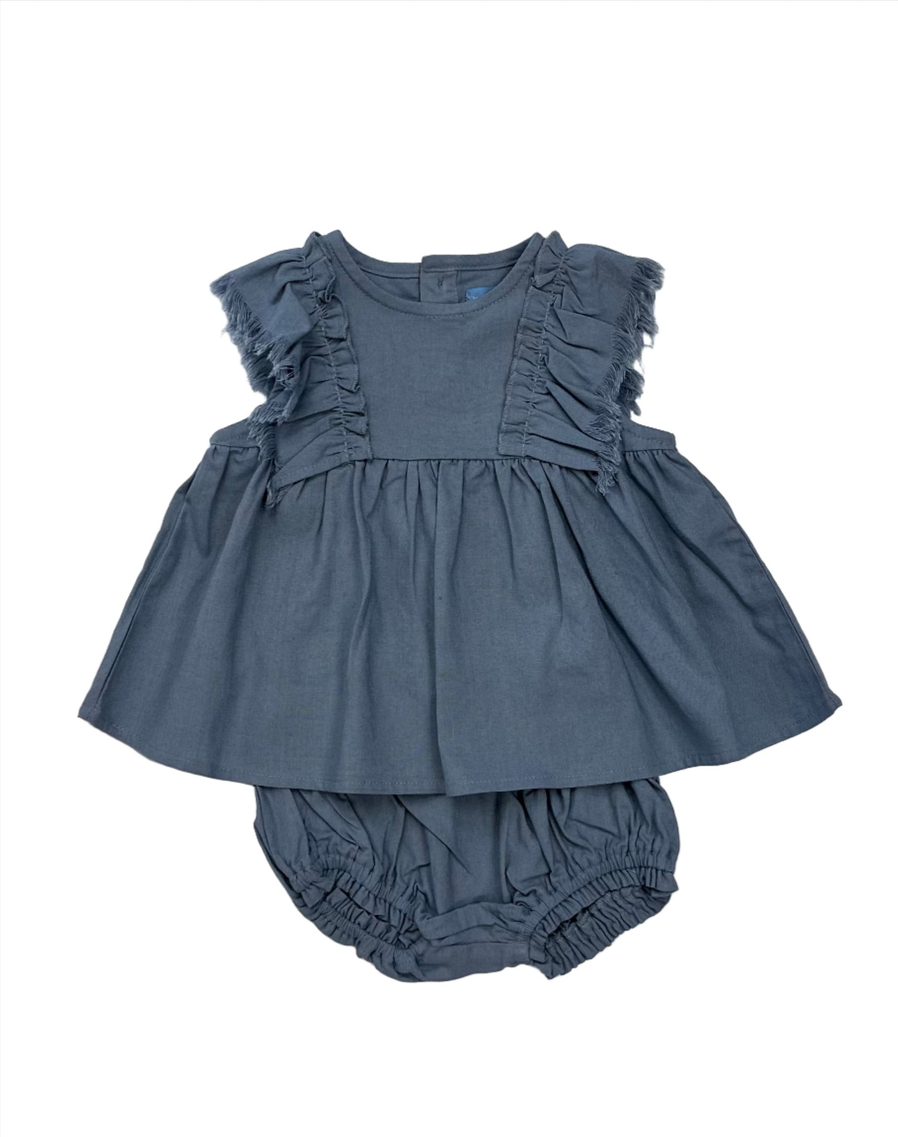 Pompomme shoulder frill set