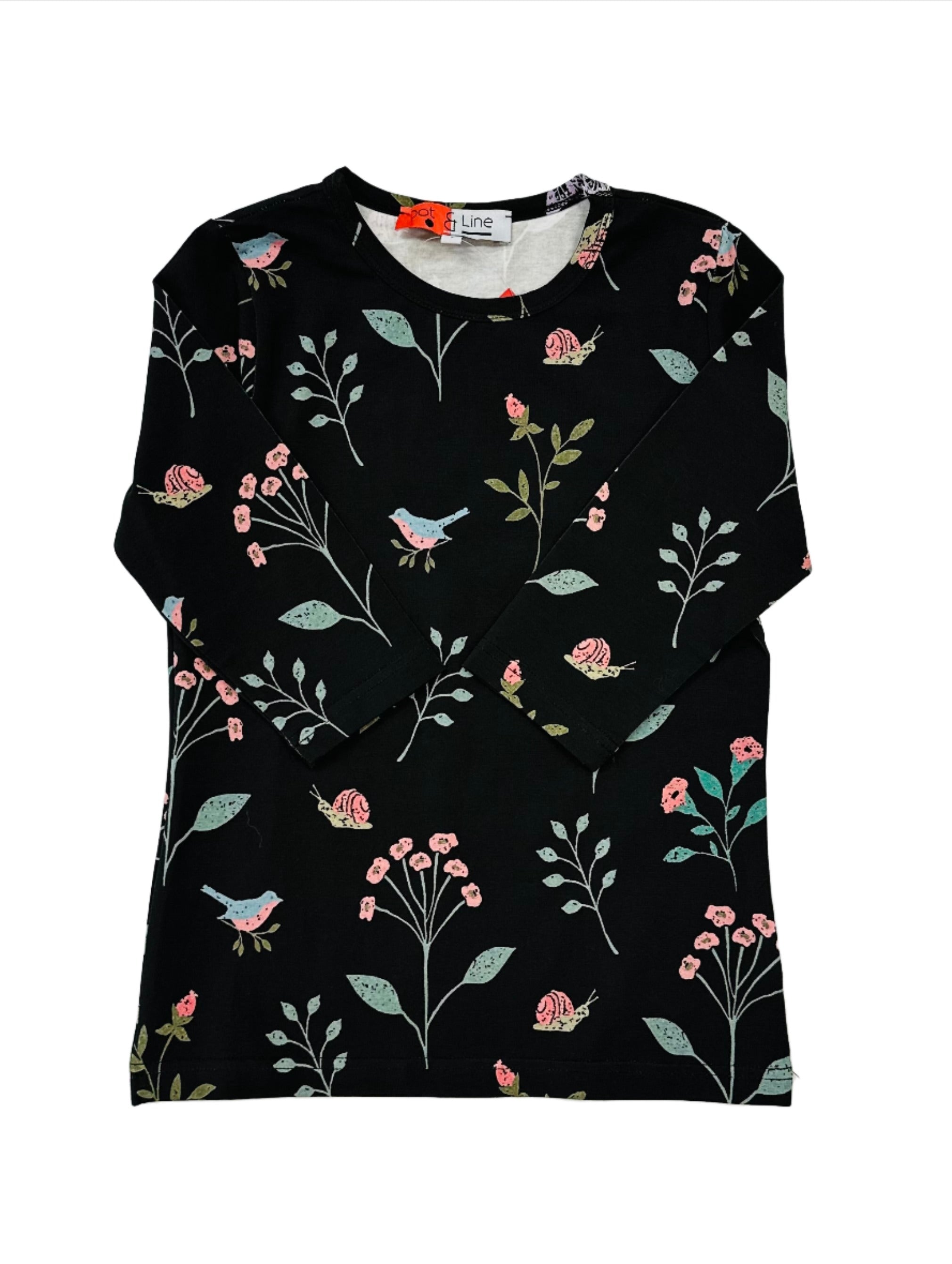 Dot & Line floral print tee