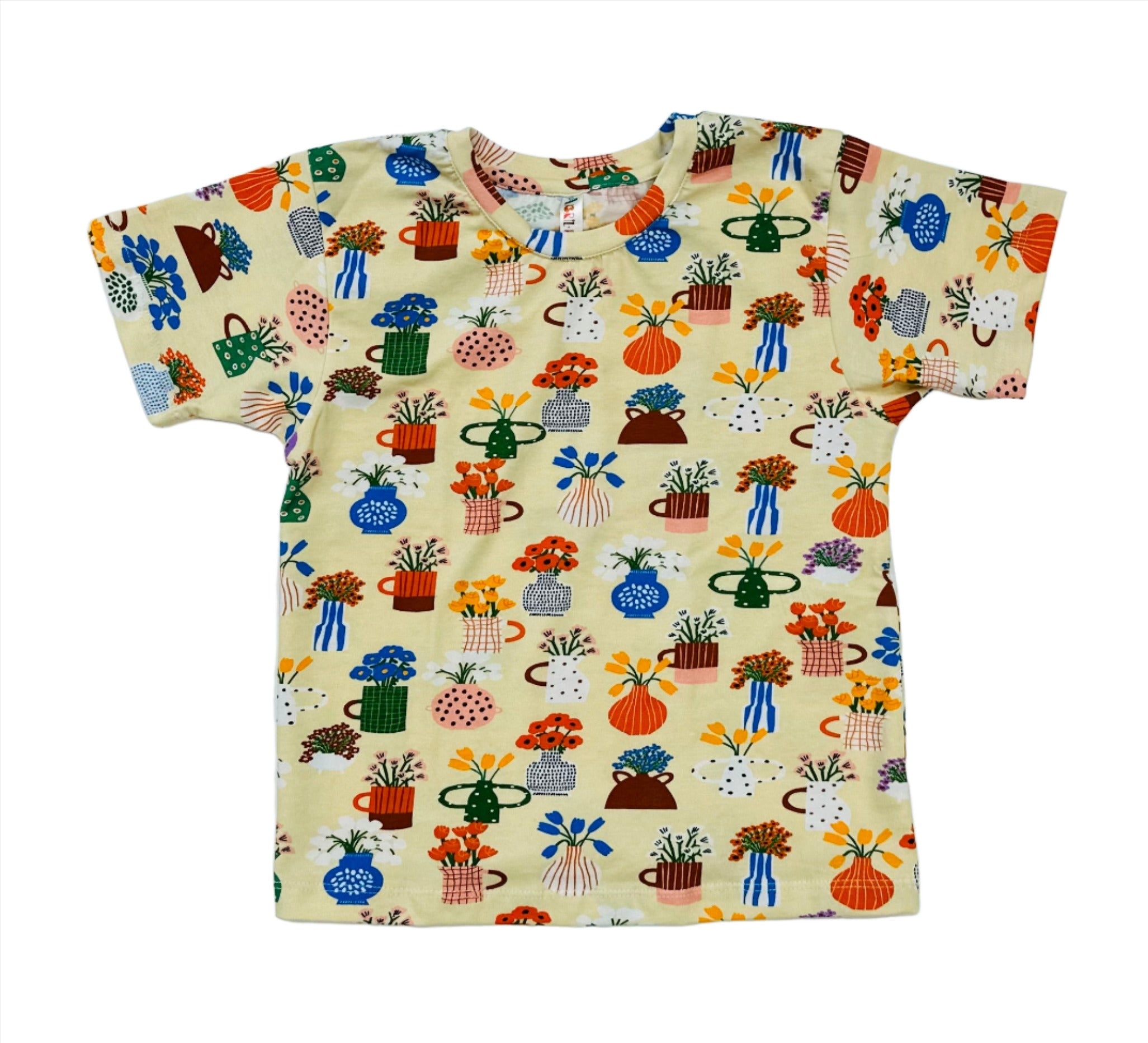 Abril Flores Mil flower pot tee