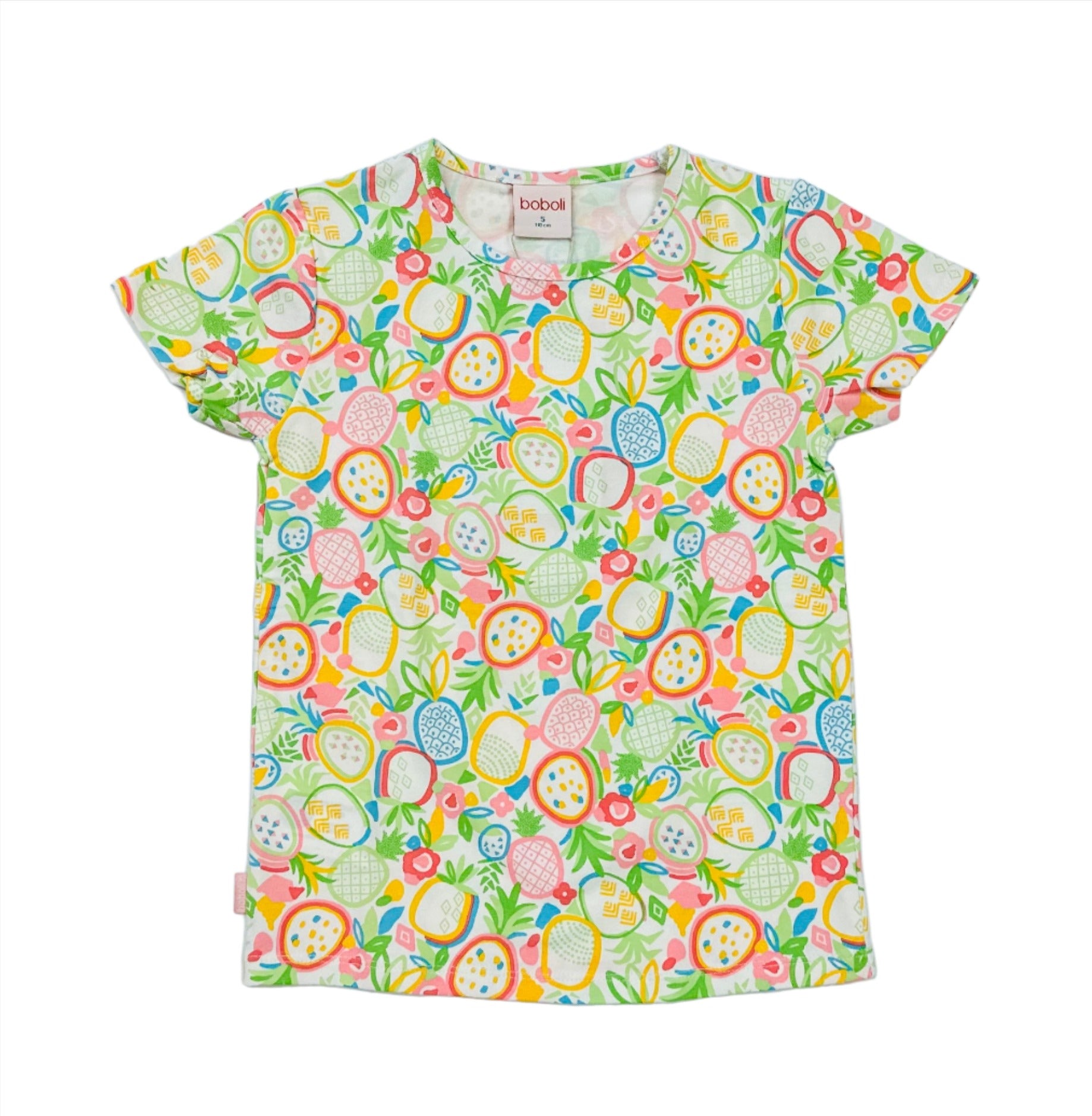 Boboli pineapple tee