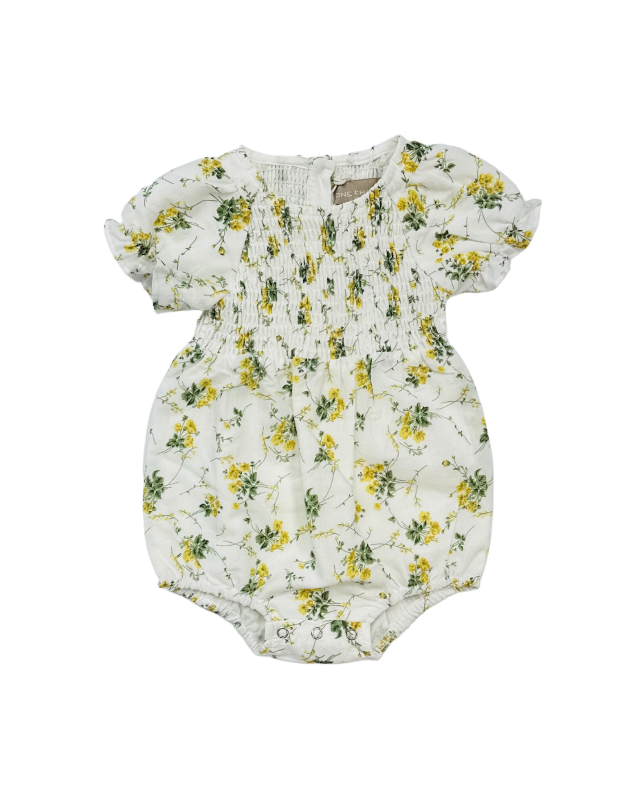 One Child gable floral romper