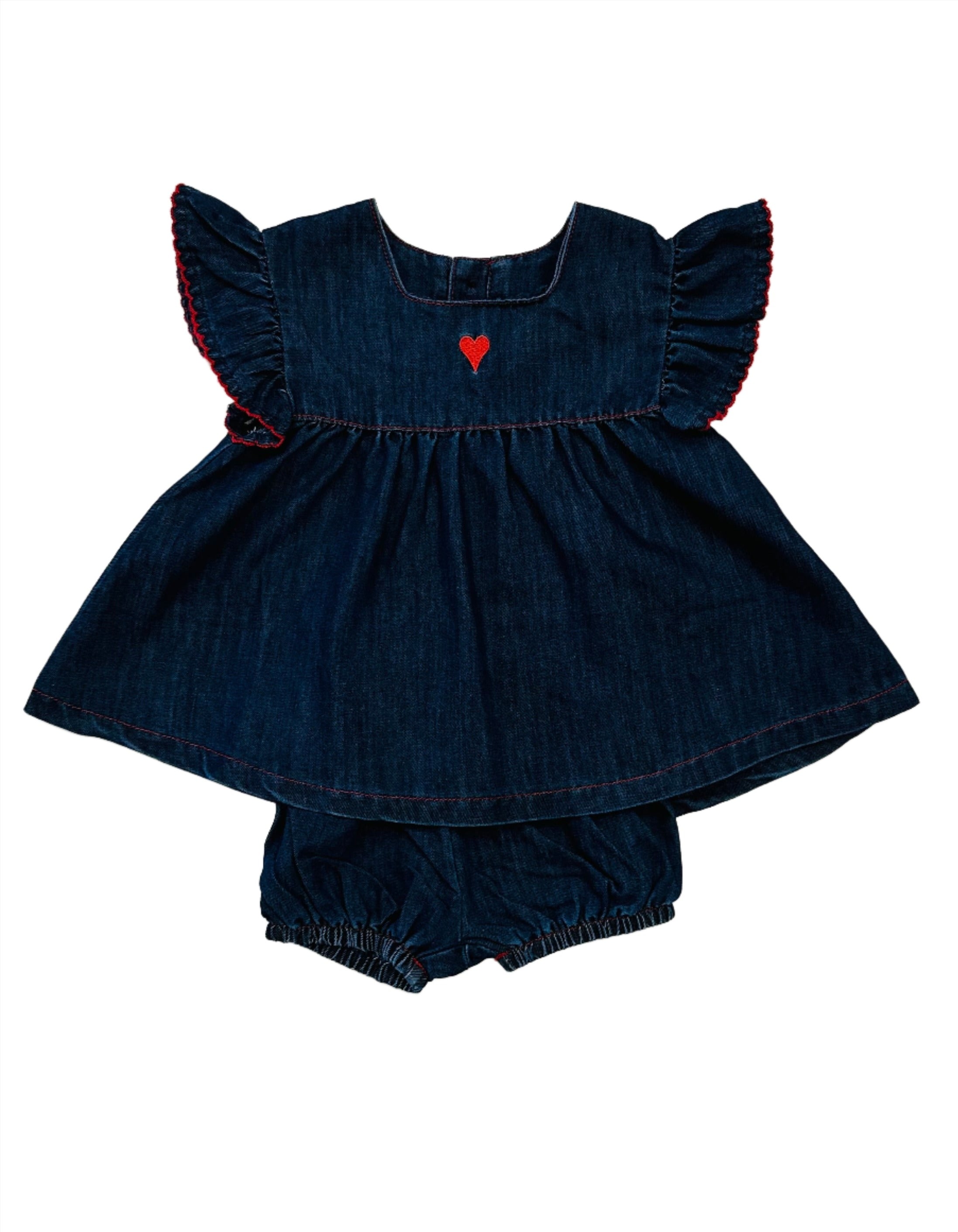 Bunny Love denim chambray 2 piece