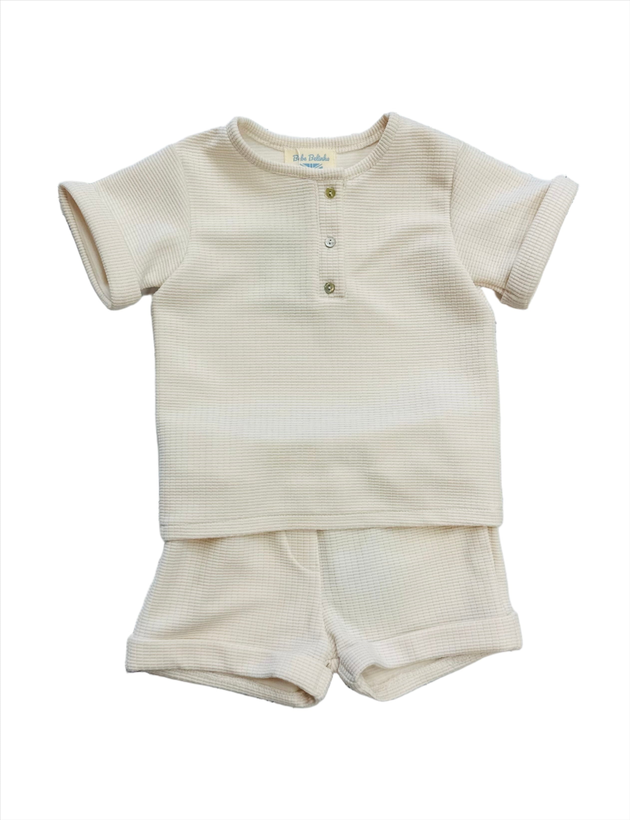 Bebe Belinha lurex boys set