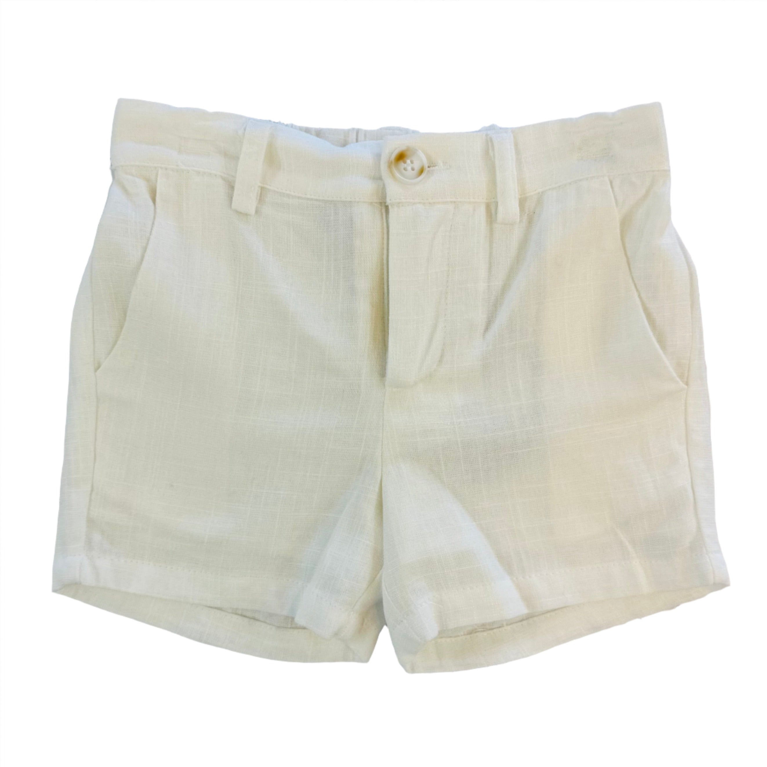 Bamboo ivory shorts