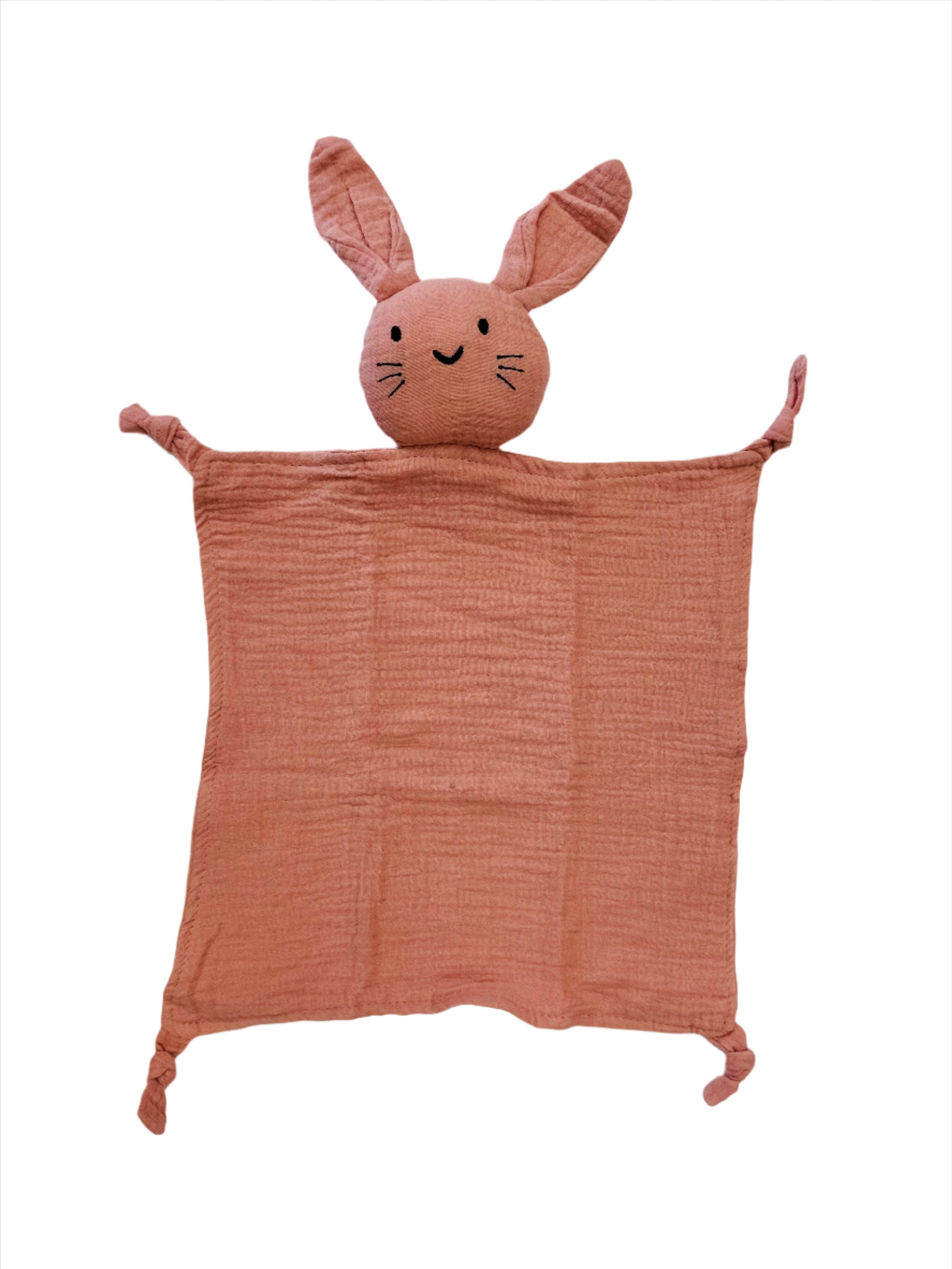 Tebaby muslin bunny mini swaddle