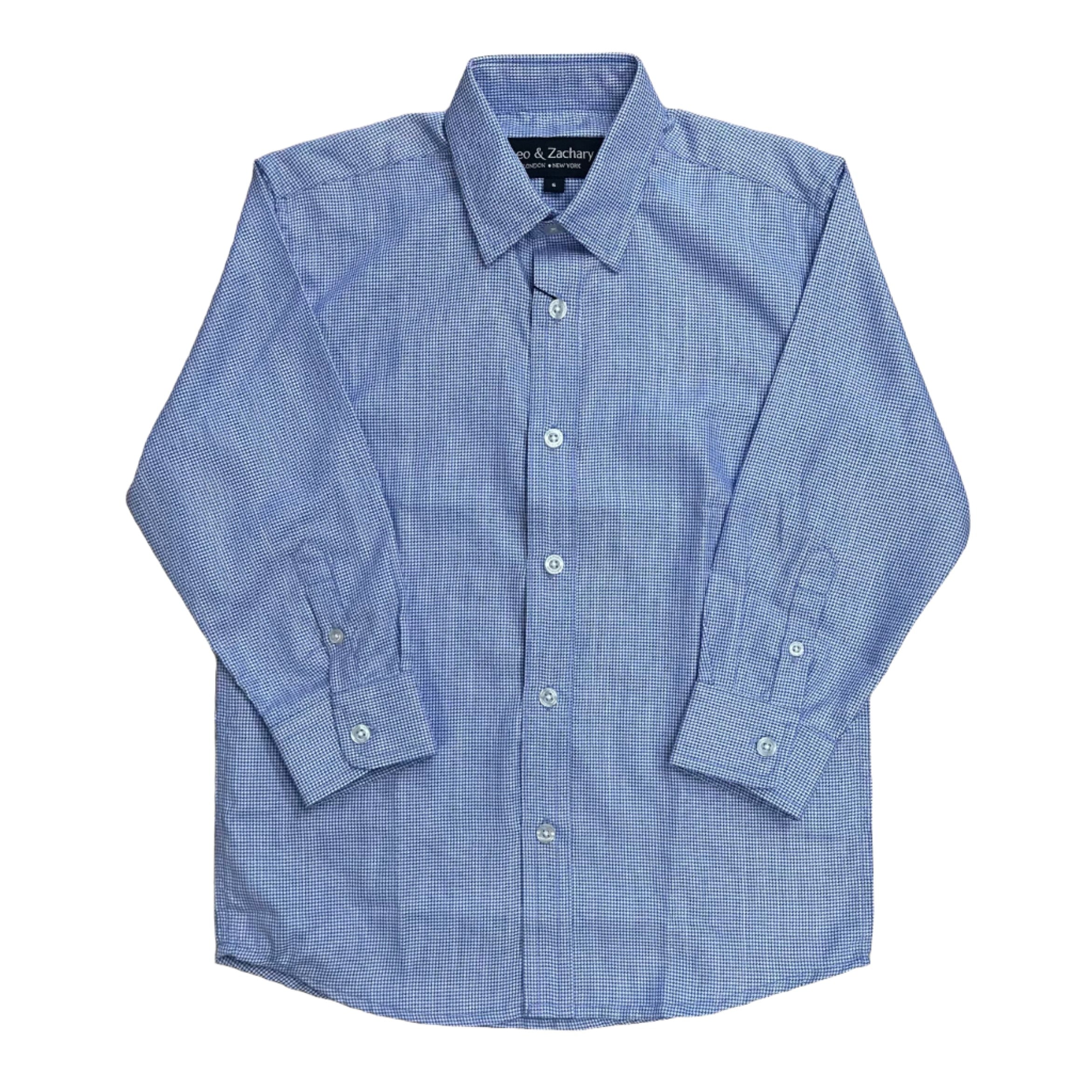 Leo & Zachary houndstooth shirt