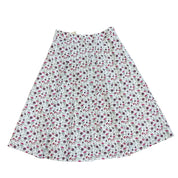 Alitsa blue floral pleated skirt