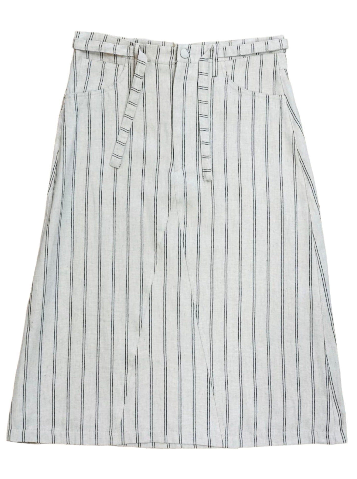 Alitsa stripe canvas skirt