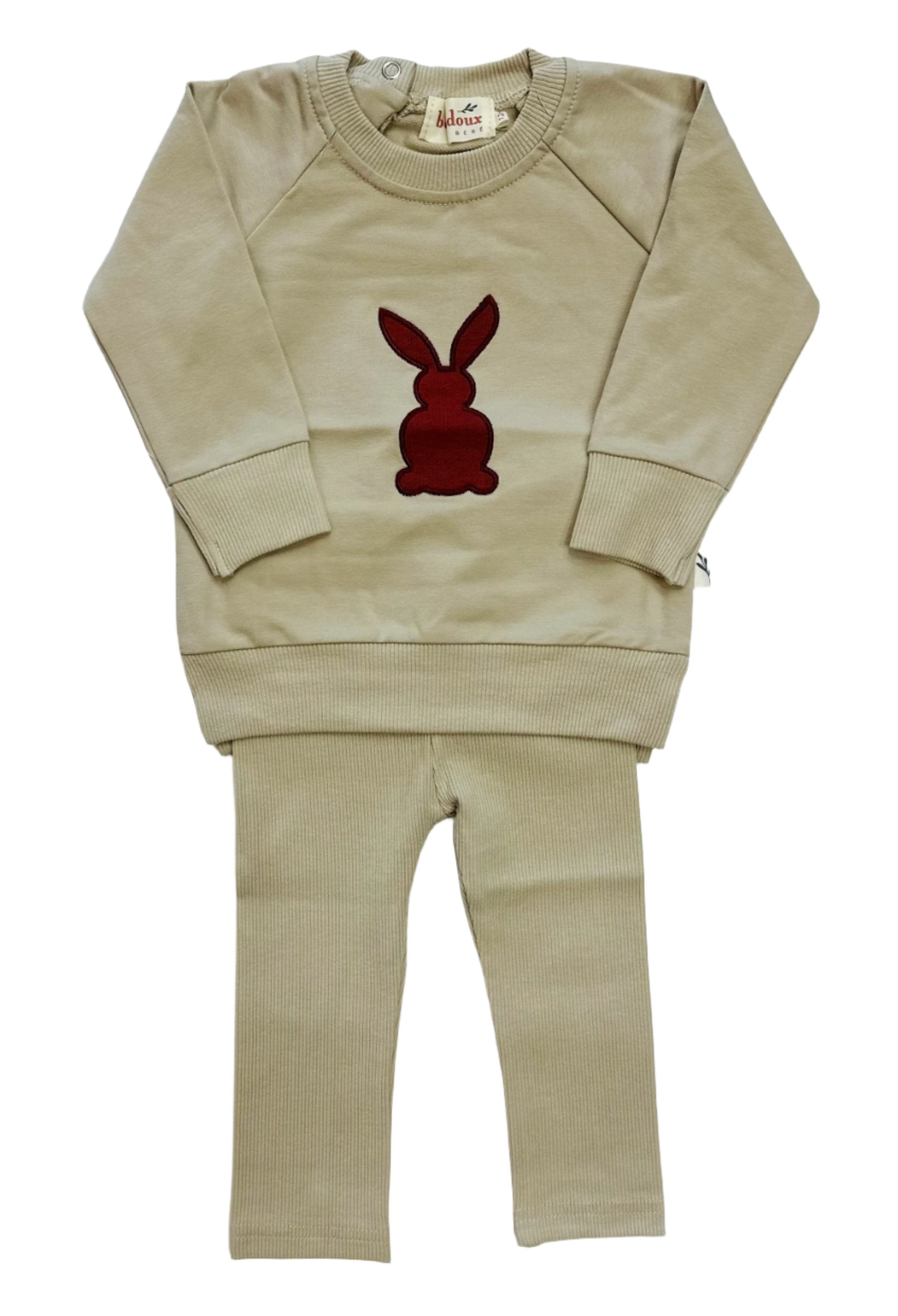 red bunny 2 pc set