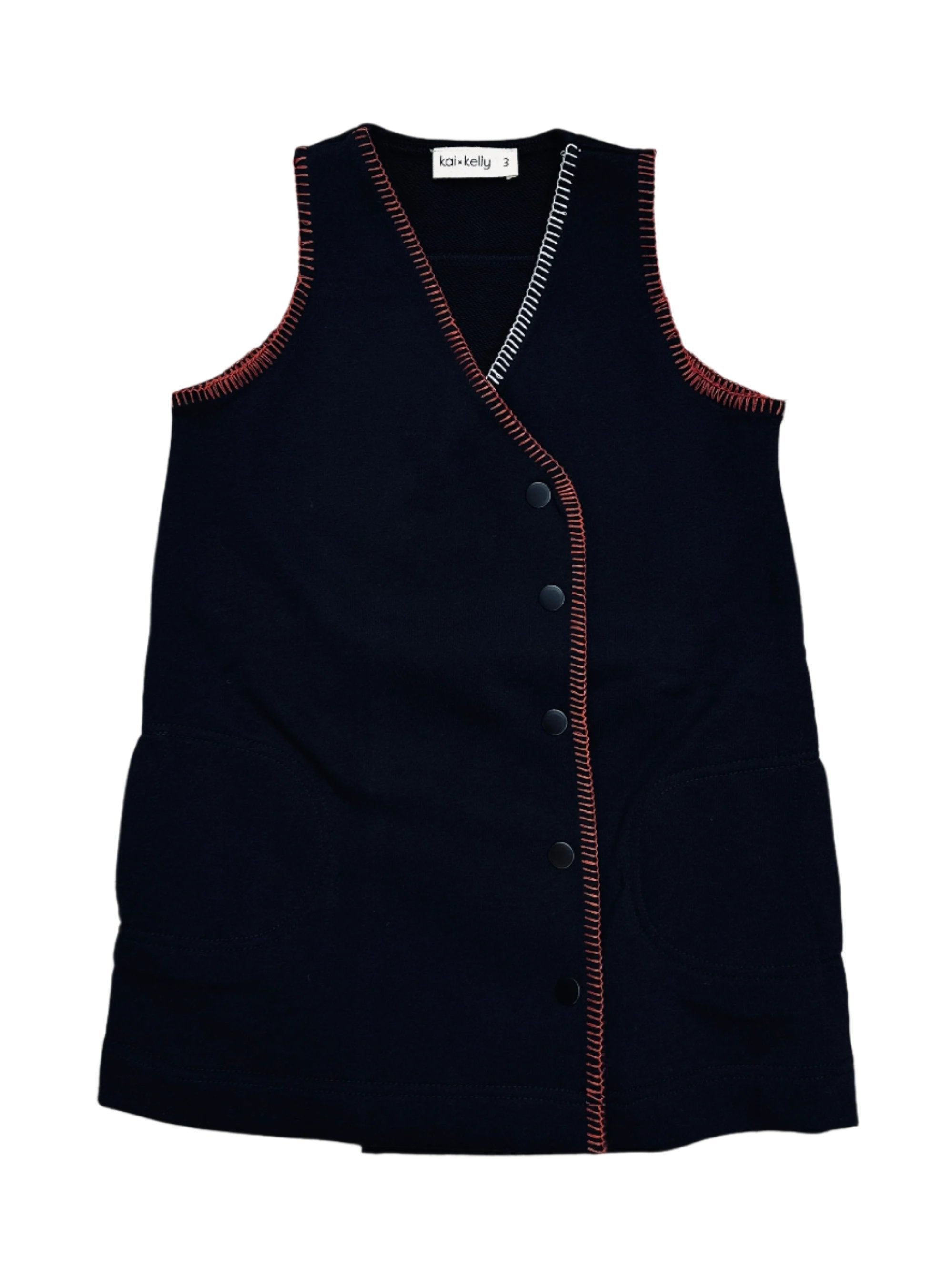 kai & kelly stitch pinafore