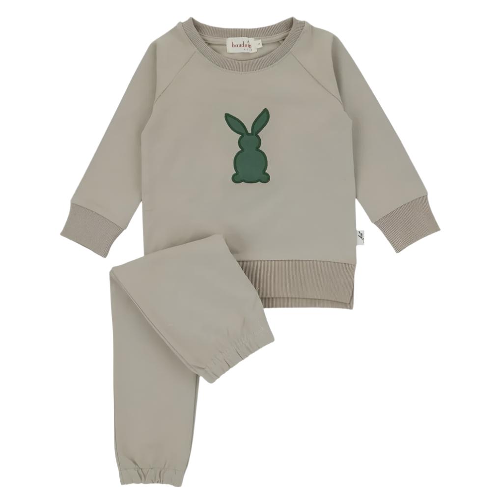 green bunny 2 pc set