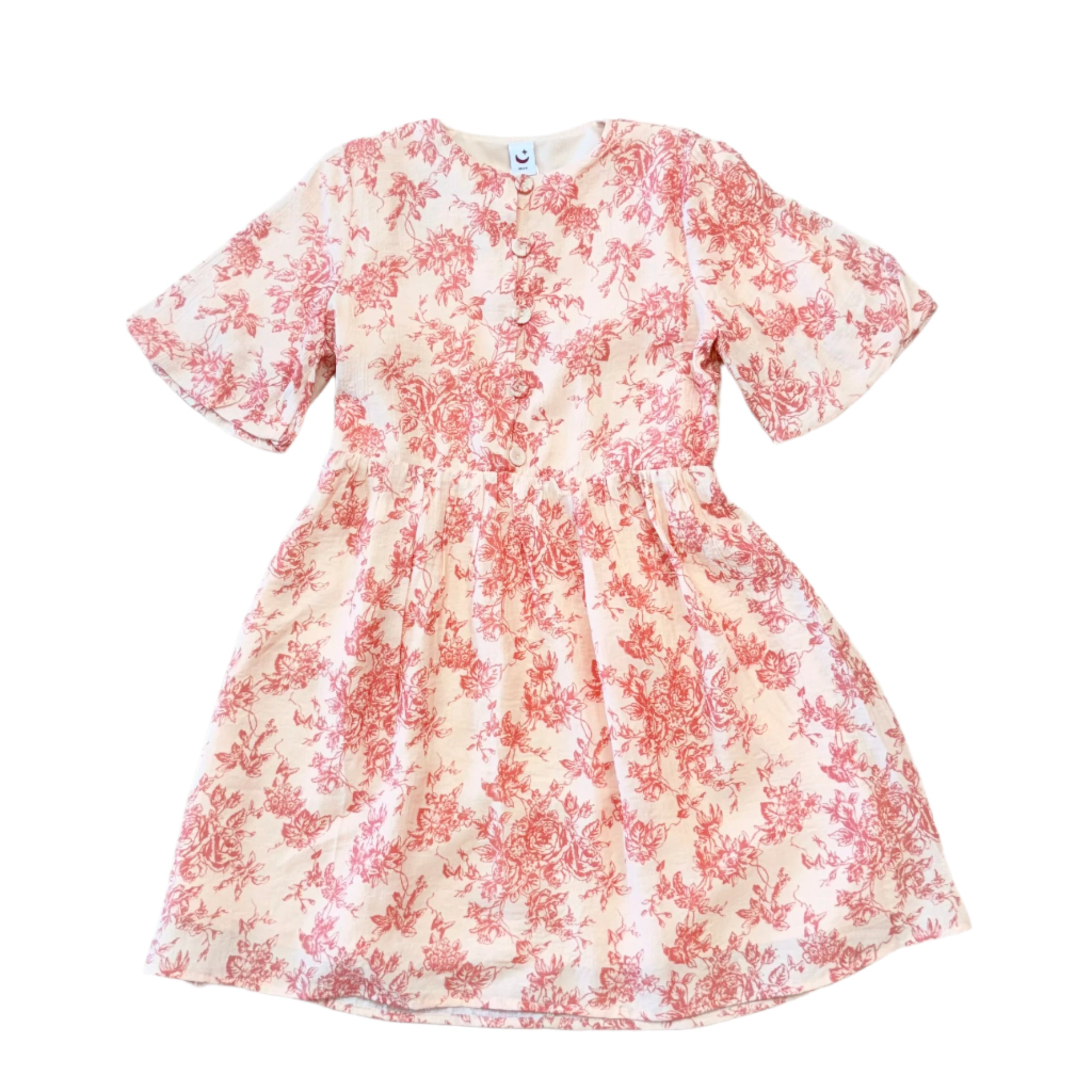 FLORAL PUFF SLEEVE DRESS