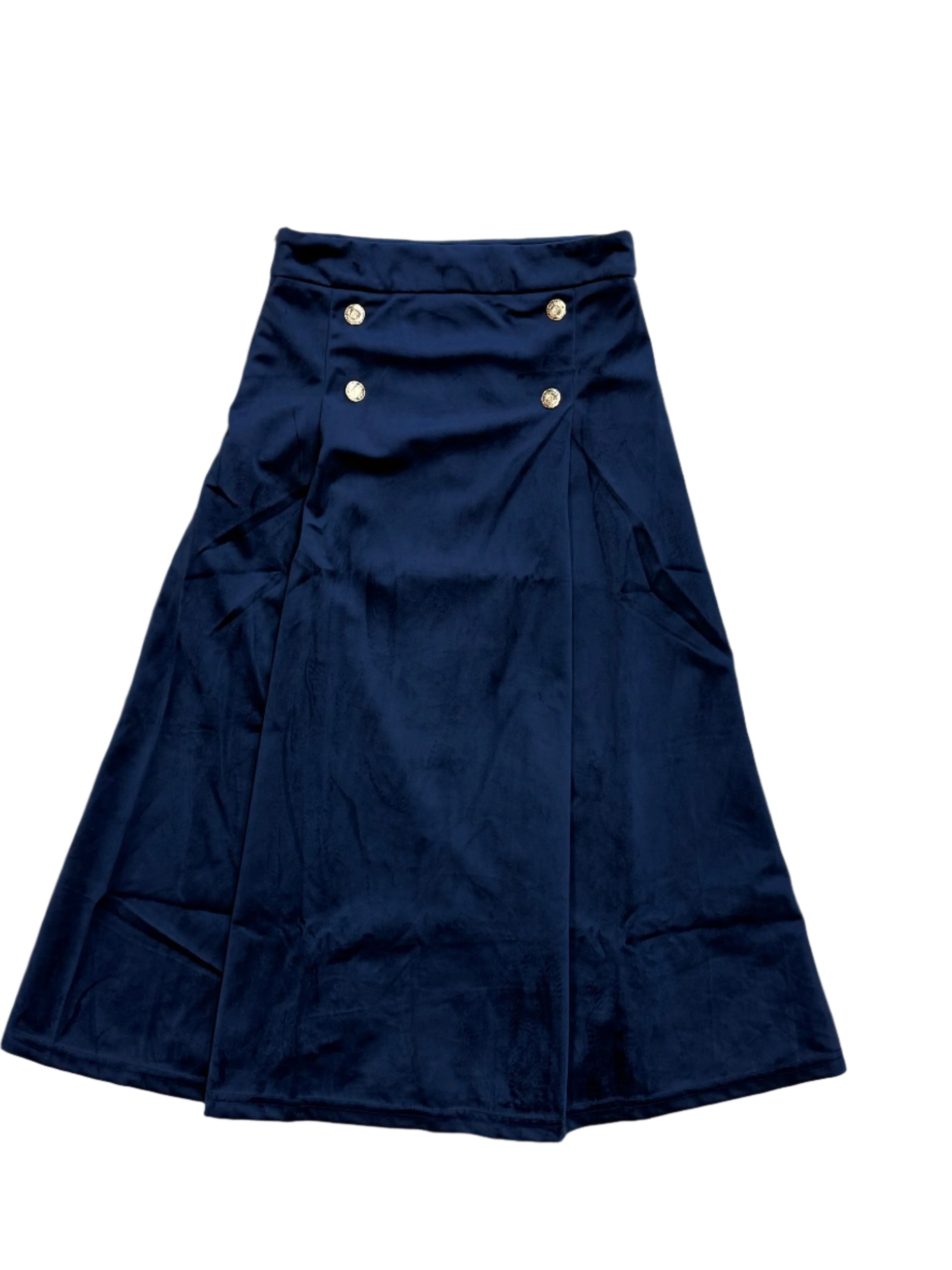 VELVET MAXI SKIRT