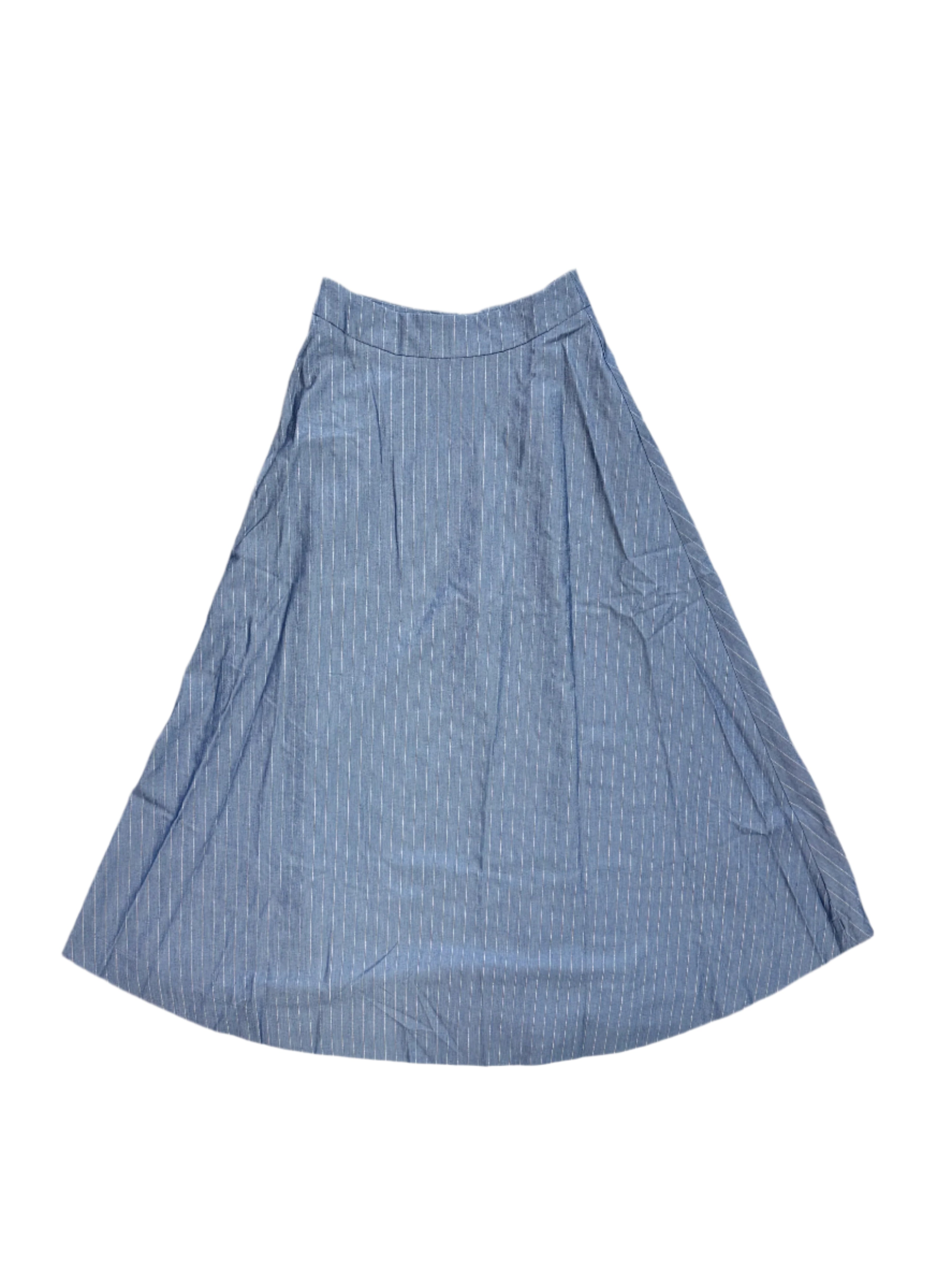 Pinstripe skirt