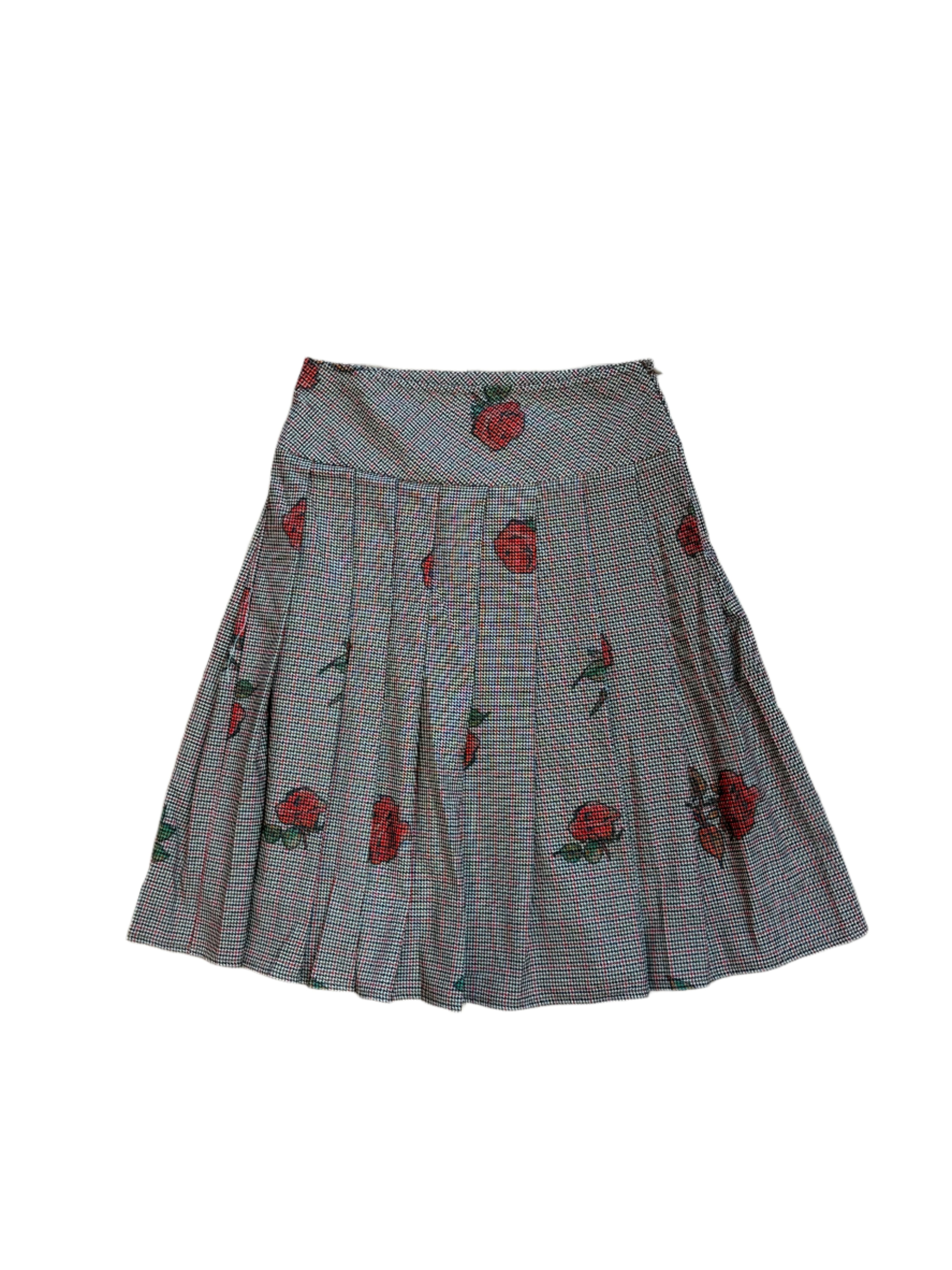 plaid skirt