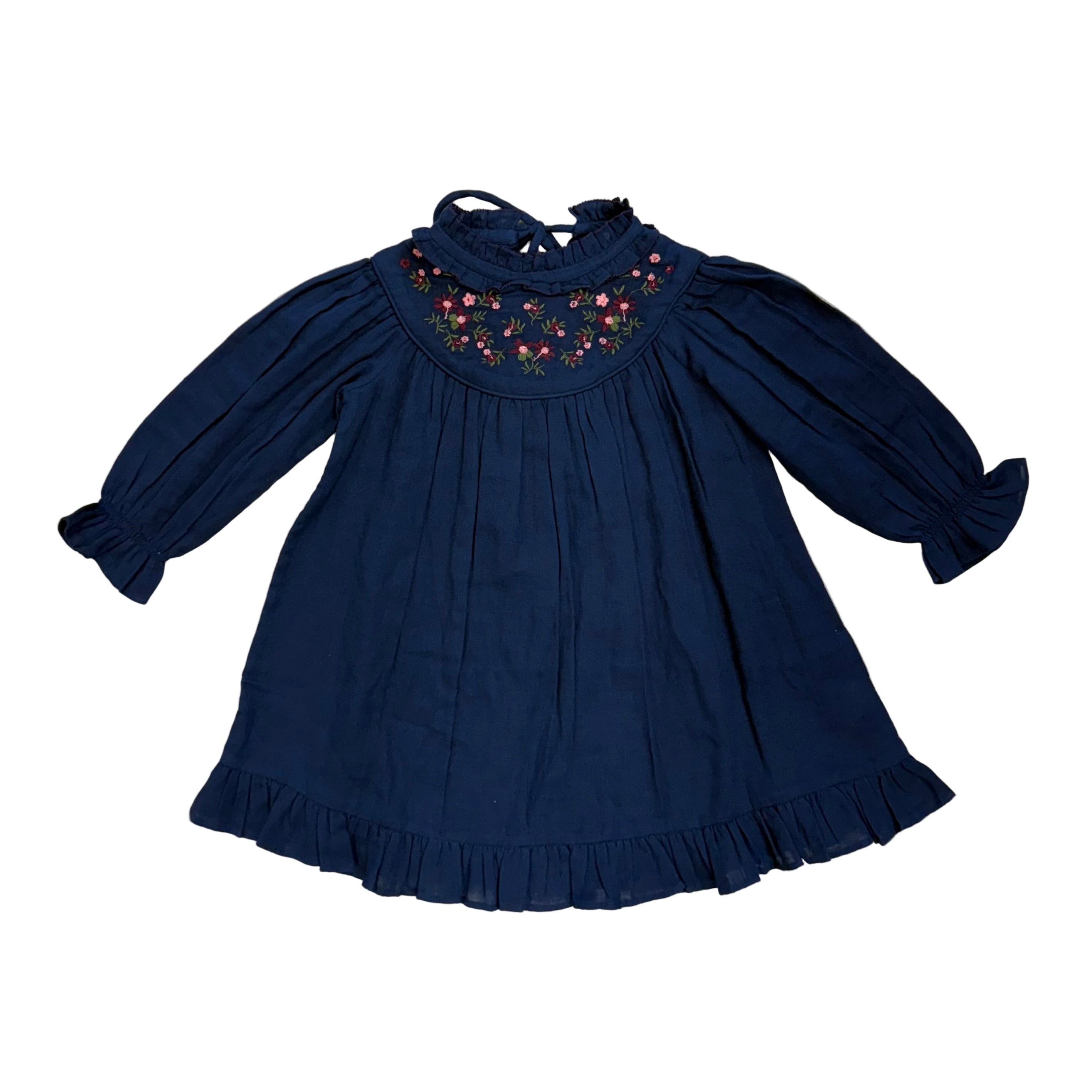 Penelope dress navy