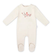 Mauve bird footie