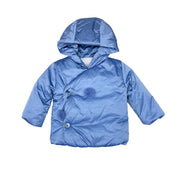 Side opening pompom winter coat