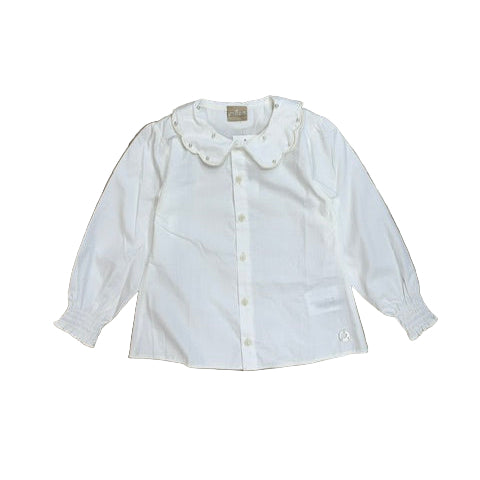 White collared shirt