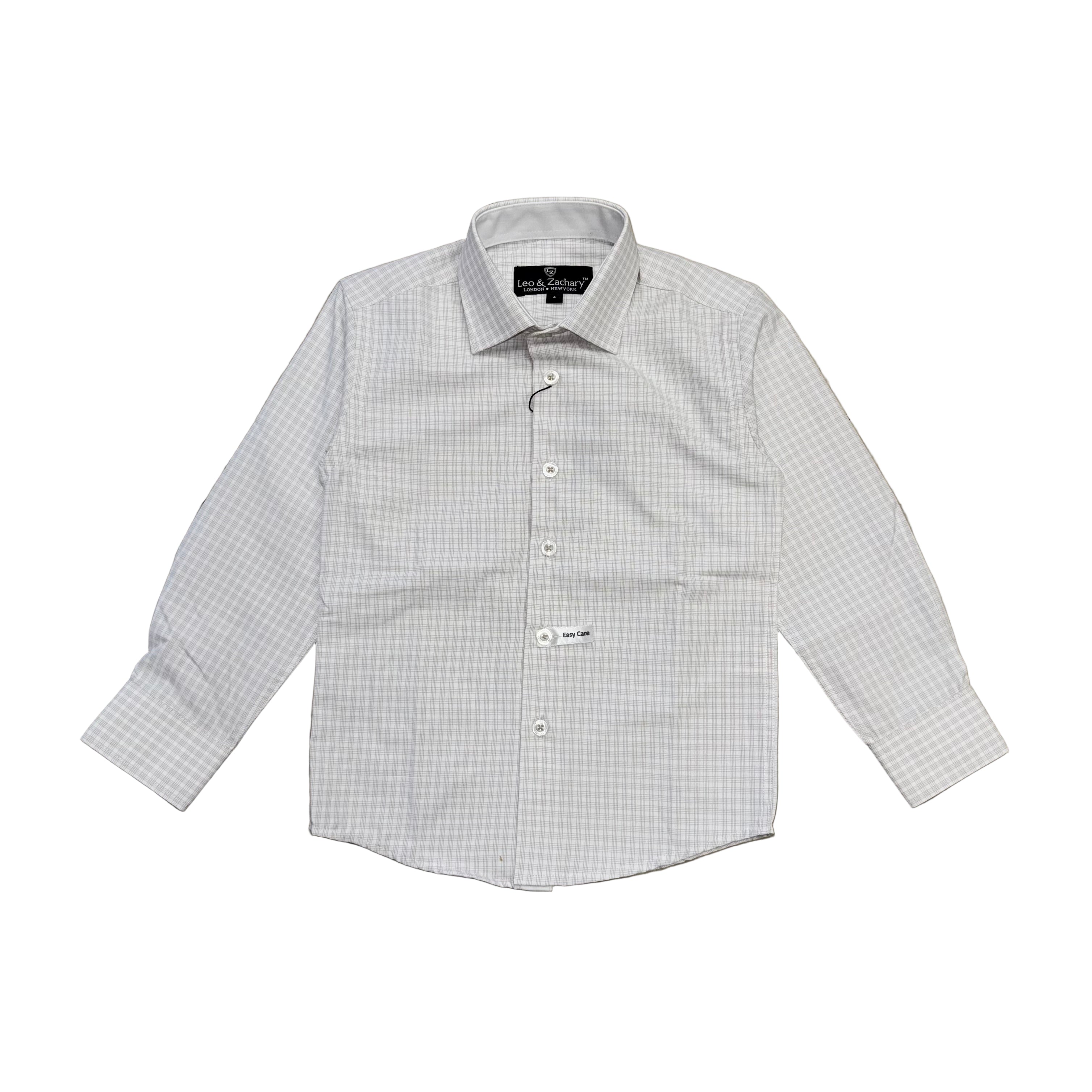 White/sand check shirt