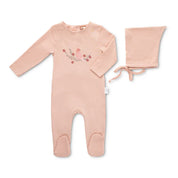 Mauve bird footie