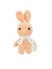 Hand Knitted Scarf Rabbit Rattle