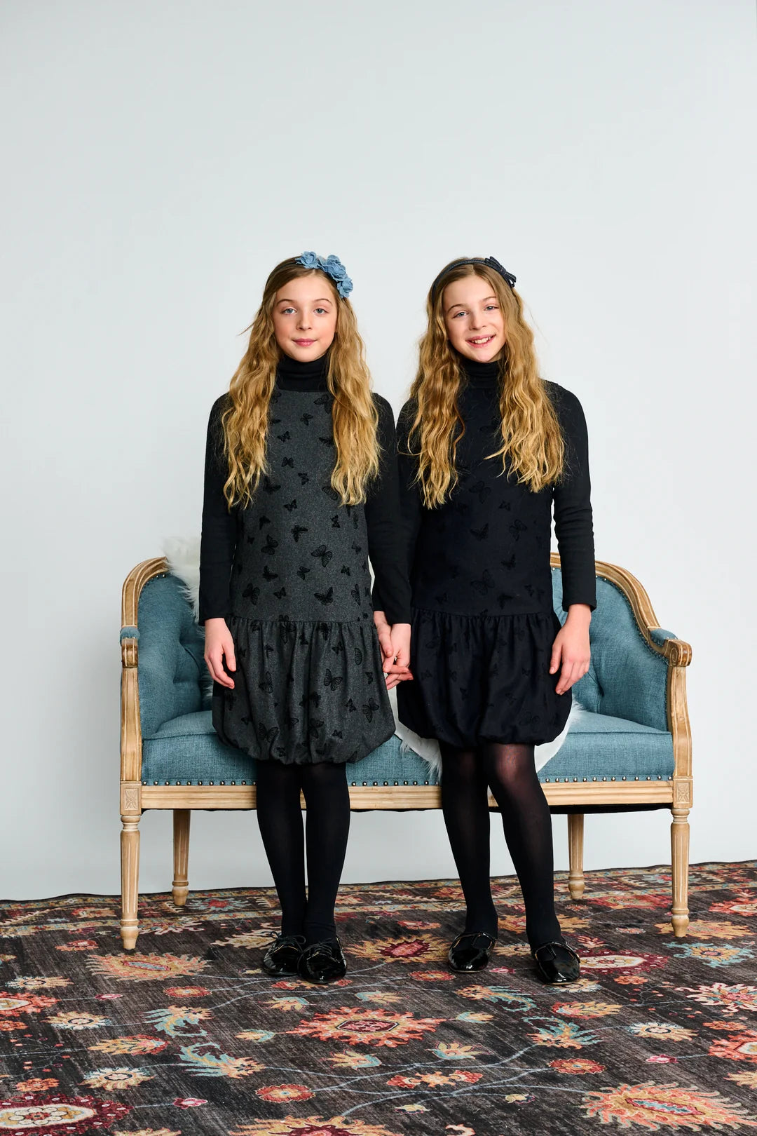 Charcoal Butterfly Print Jumper
