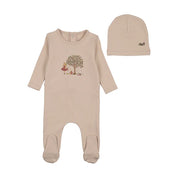 Illustrated Image Footie/beanie