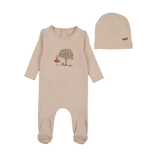 Illustrated Image Footie/beanie