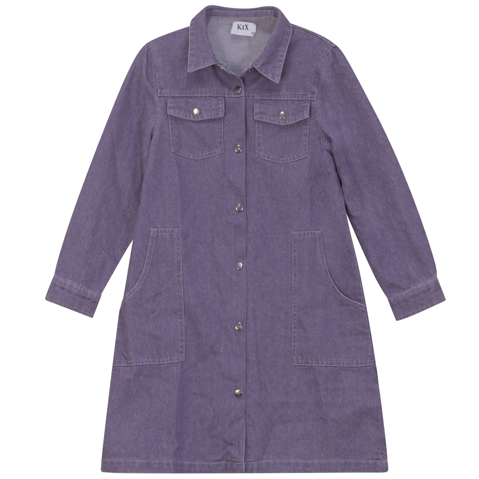Denim shirtdress