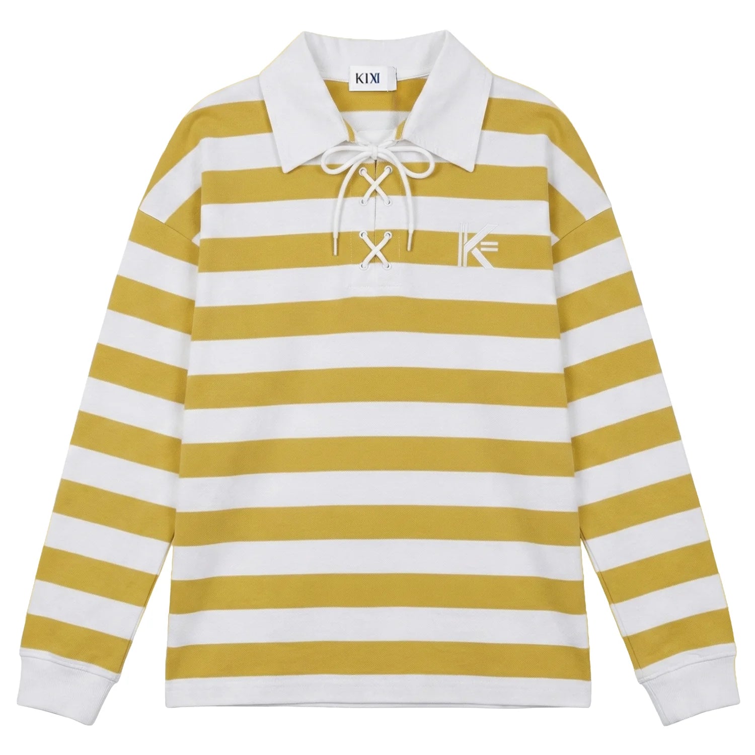 Lace up polo