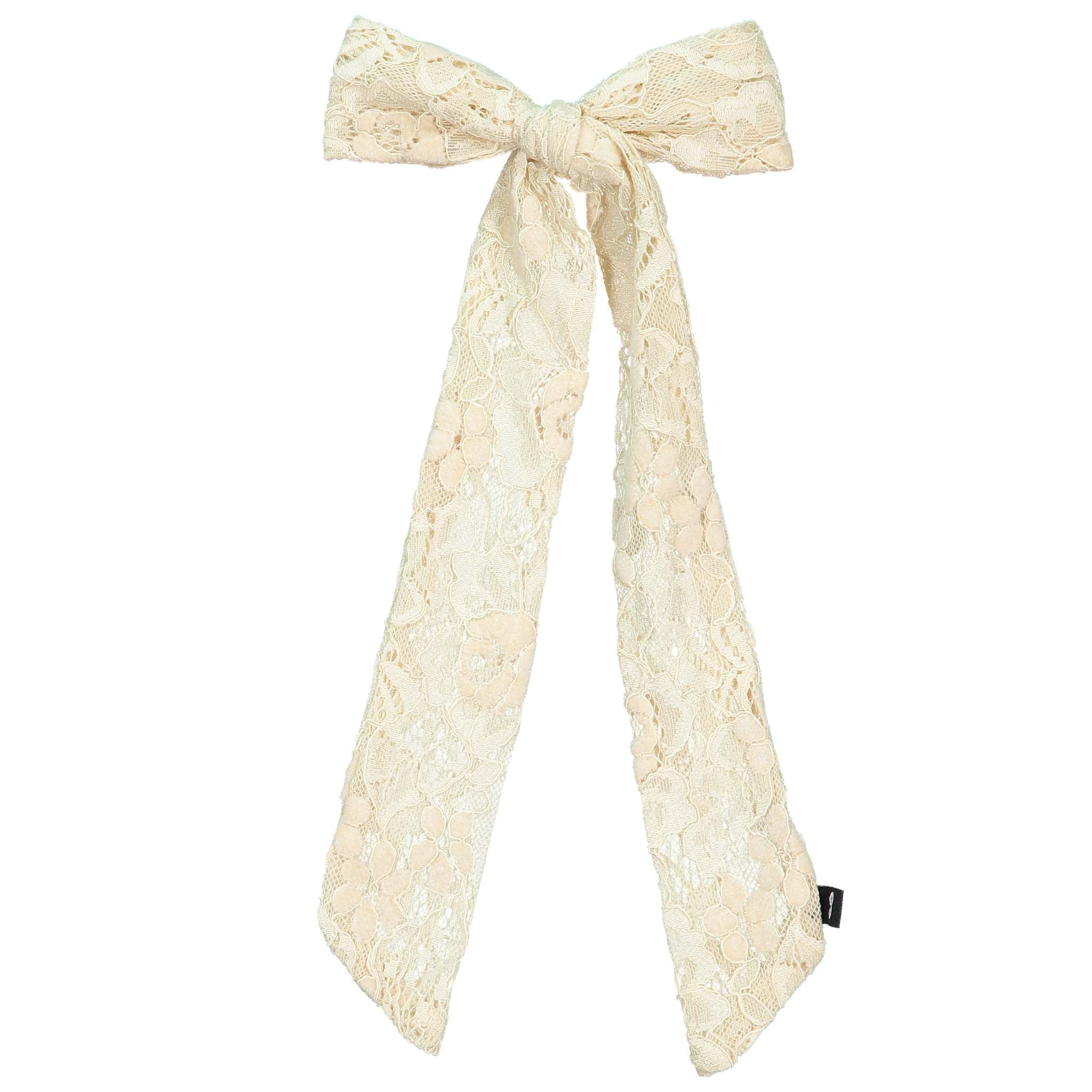 lace bow clip