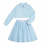 Blue Gingham 2 piece set