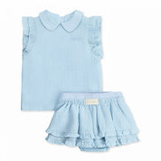 Gingham Girls Ruffle 2 Piece
