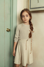 pleated skirt set