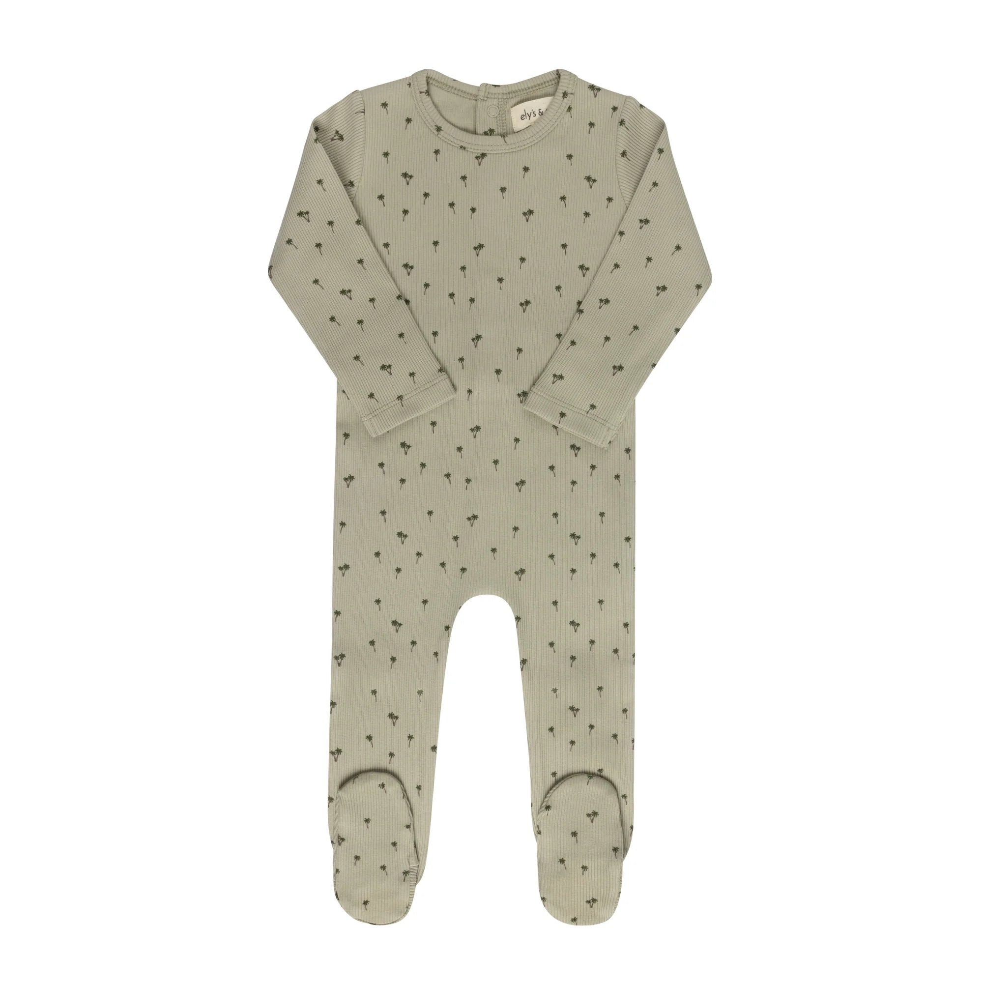 Printed palm footie