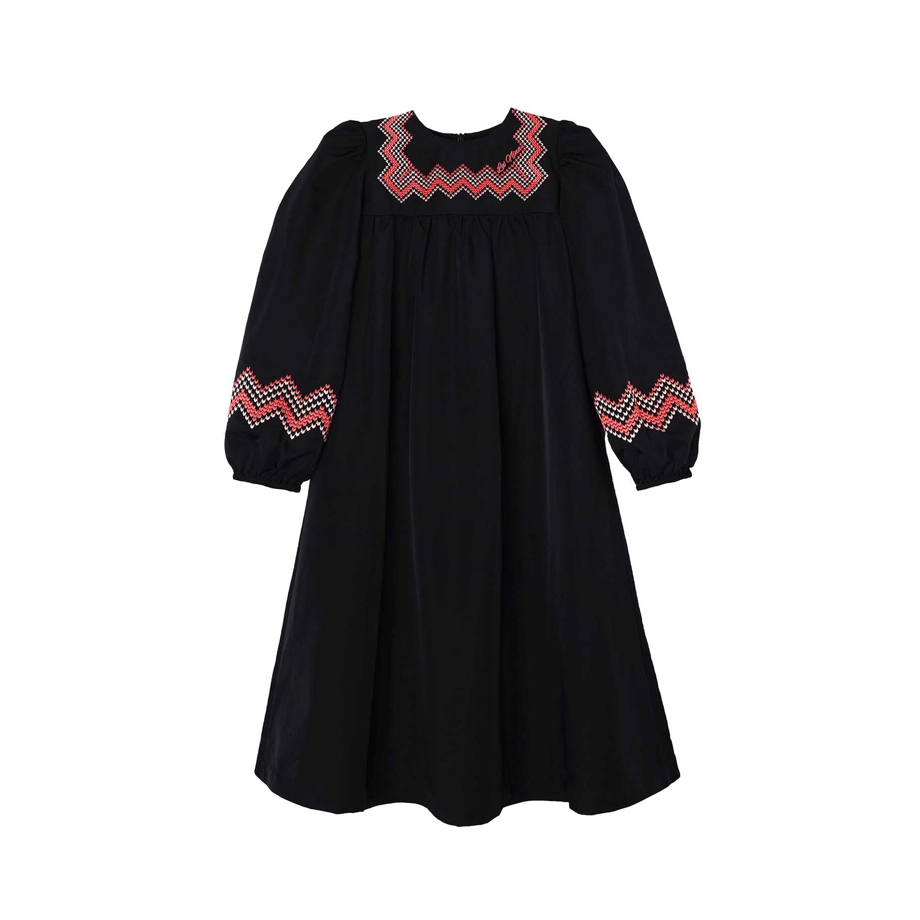 Taffeta ZigZag Dress