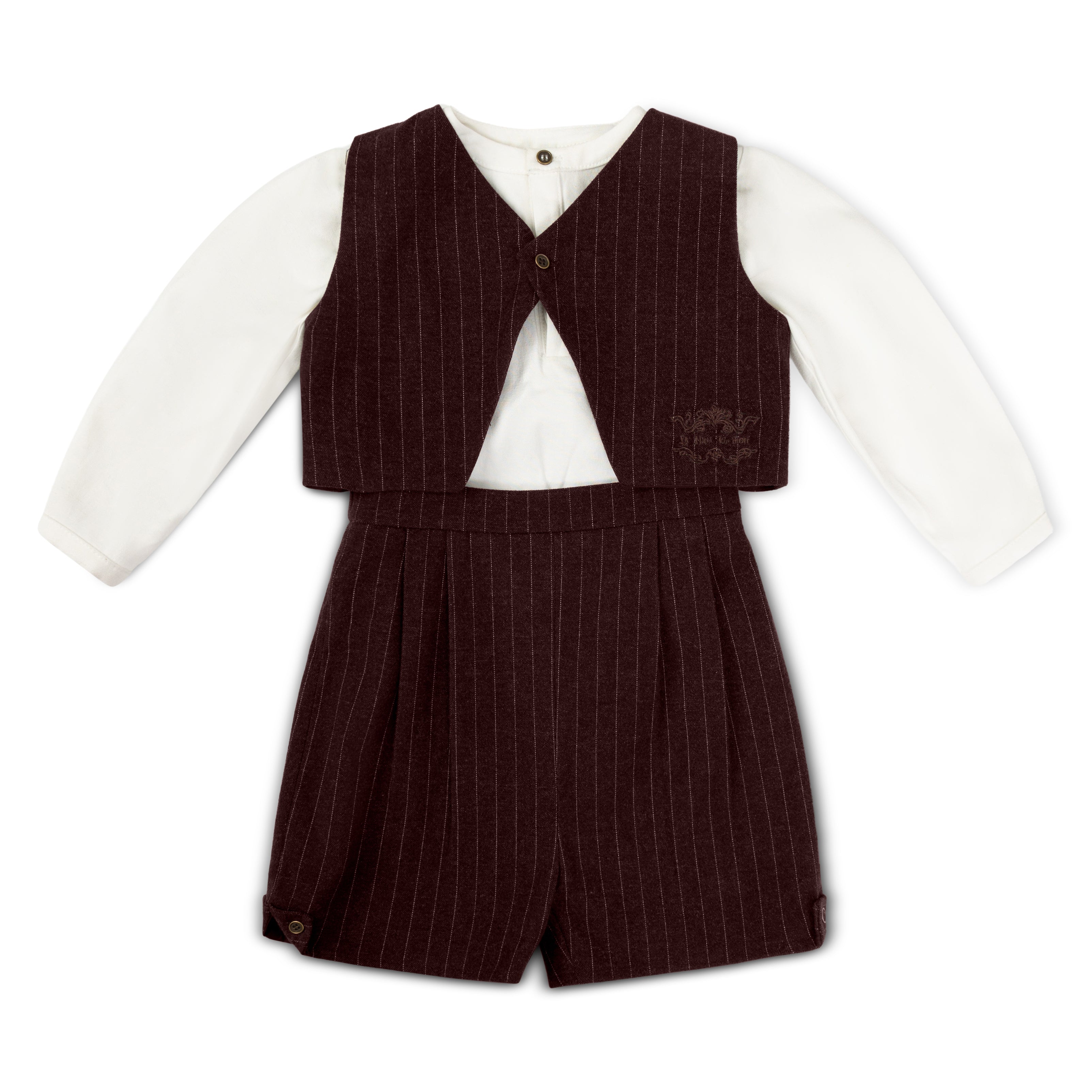 Vintage Striped Build up w/ vest and shirt
