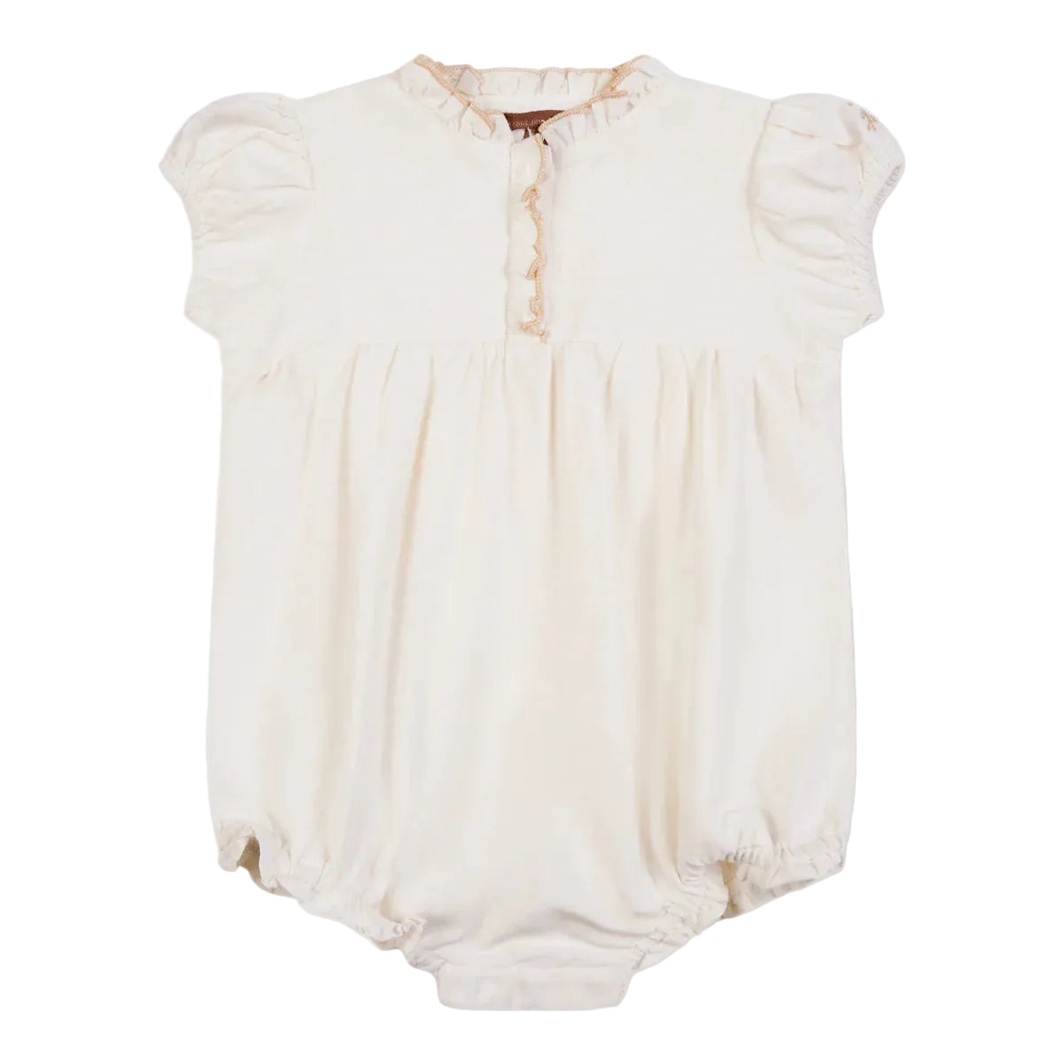 Off white Linen Romper
