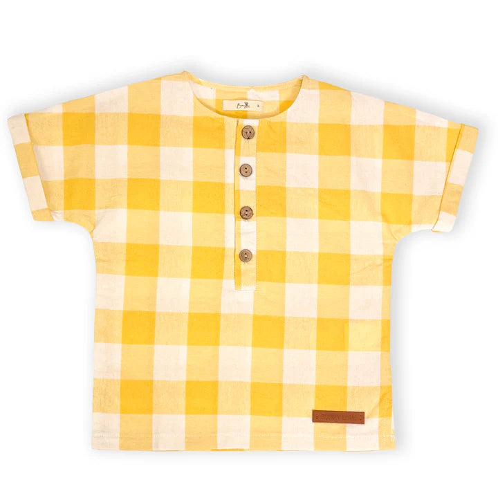 Yellow Gingham Shirt