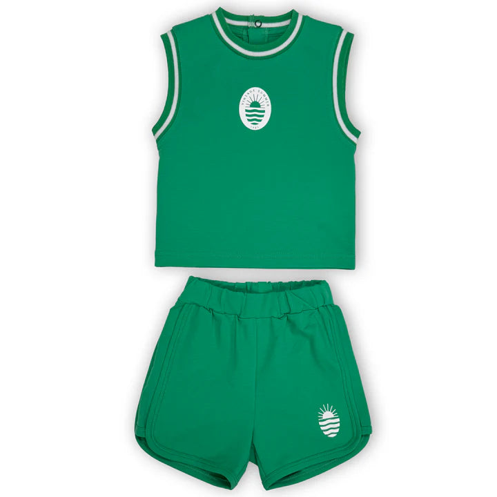 Green Sunwave 2 piece