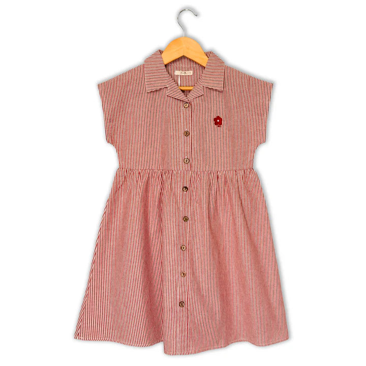 Chambray Stripe Dress