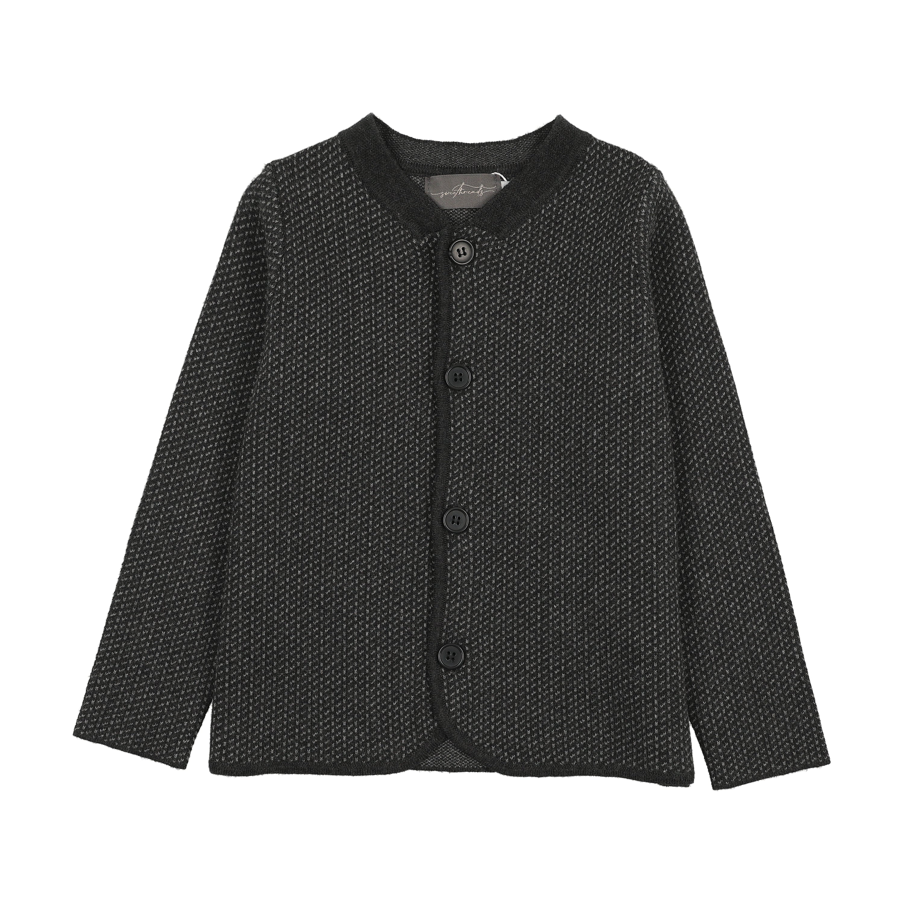 Monochrome Knit Blazer