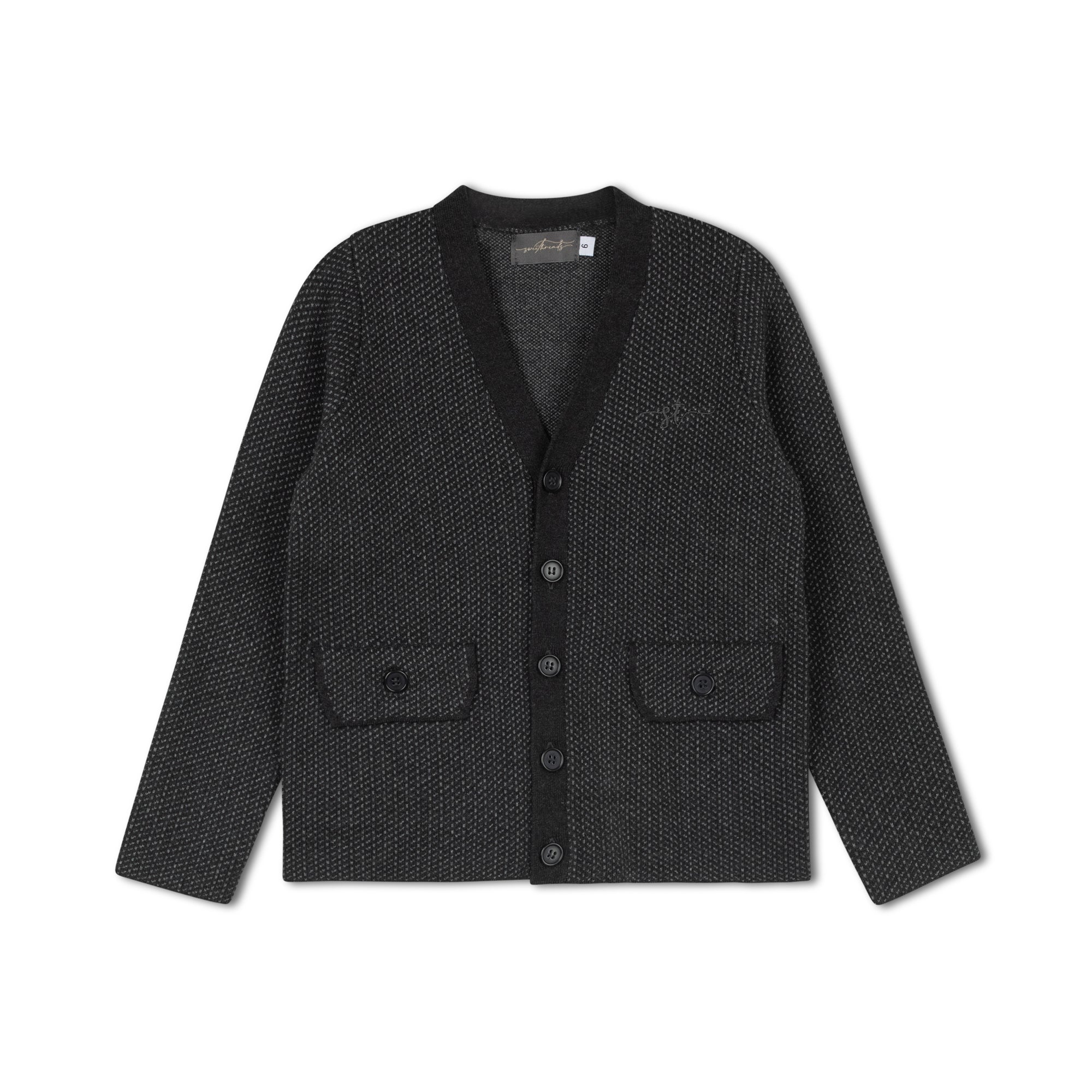 Monochrome Knit Blazer