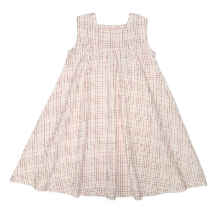 Sersucker Checked Dress
