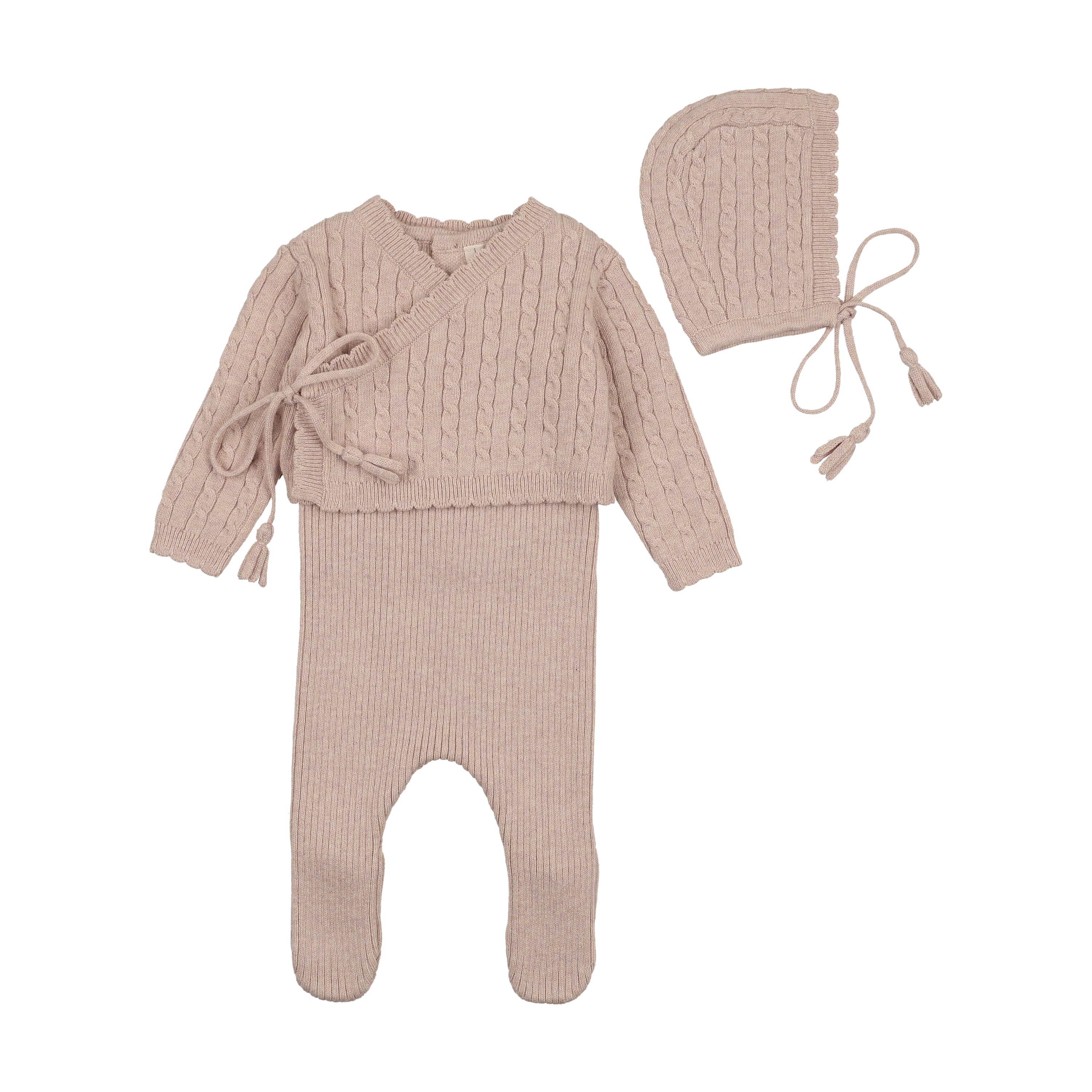 soft cable knit outfit
