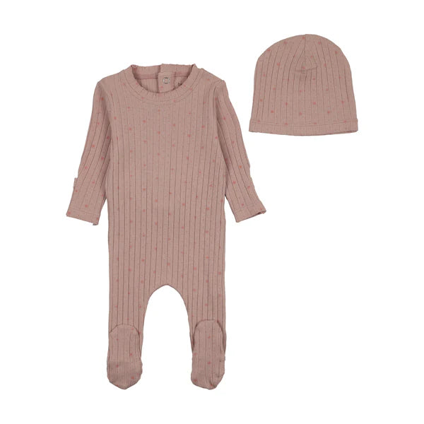 Stars and Dots Footie/Beanie