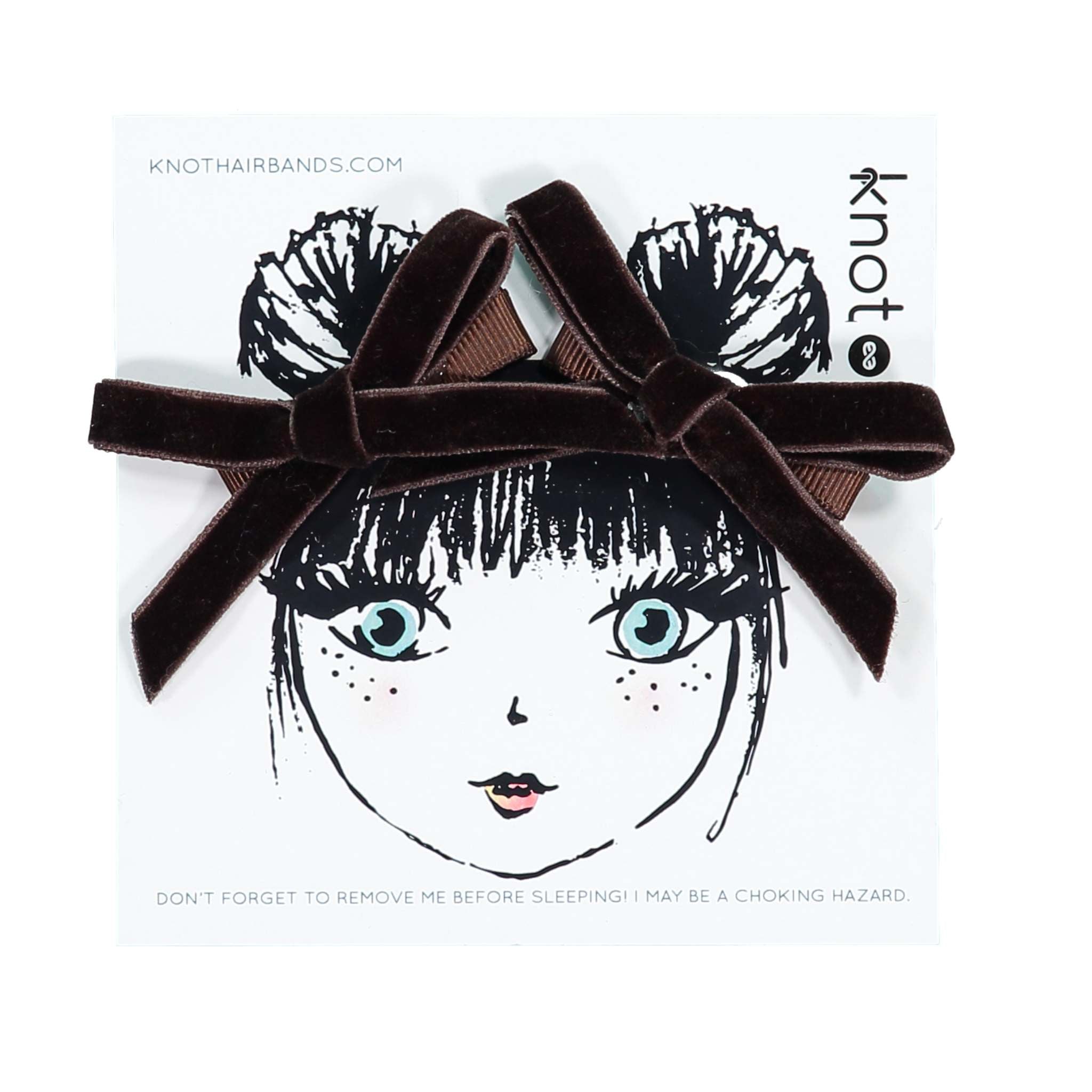 velvet ribbon mini bow set