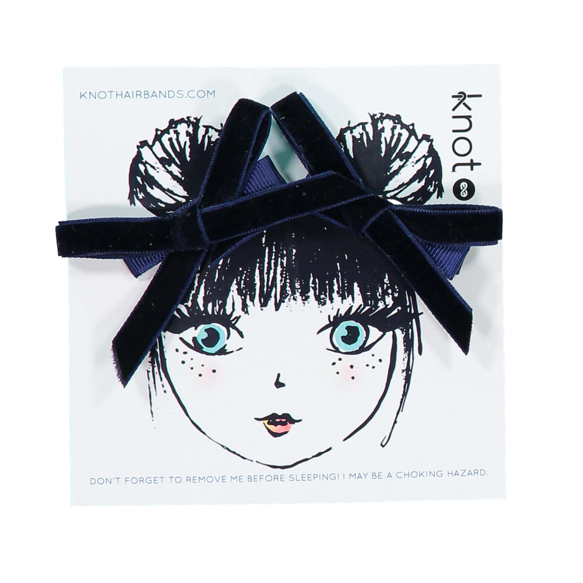 velvet ribbon mini bow set